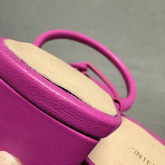 INTENTIONALLY BLANK x REVOLVE Wick Sandal Heels in Flamingo Pink Size 7 - Picture 13 of 16